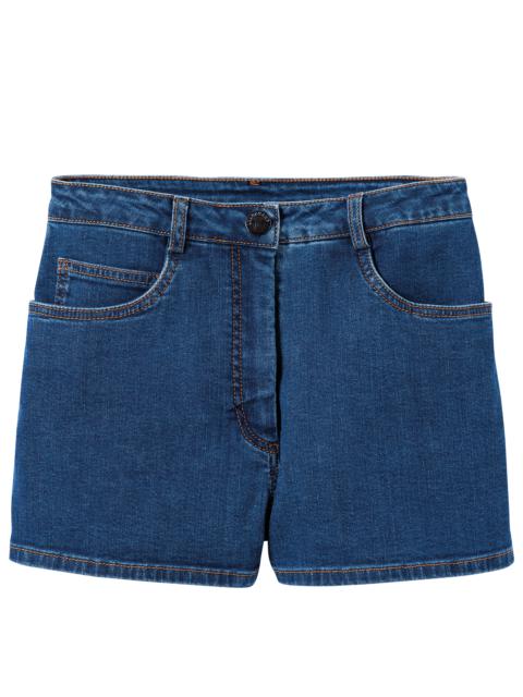 Longchamp Fall-Winter 2023 Collection Shorts Denim - Cotton