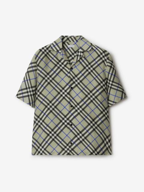 Burberry Embroidered Oxford Shirt | italist | REVERSIBLE