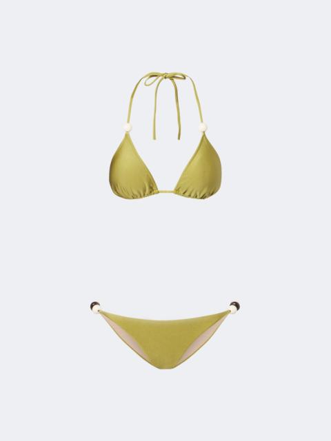 ADRIANA DEGREAS Beaded bikini