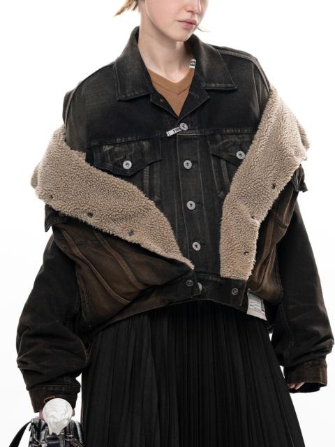Maison MIHARAYASUHIRO Shifted Layer Denim Jacket