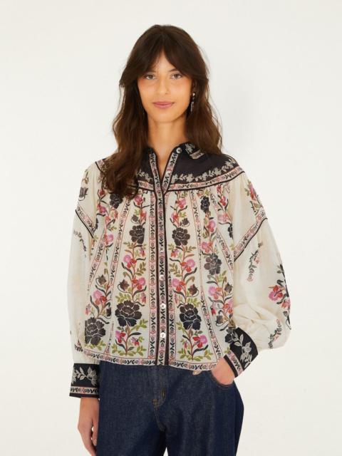 FARM RIO Delicate Floral Blouse