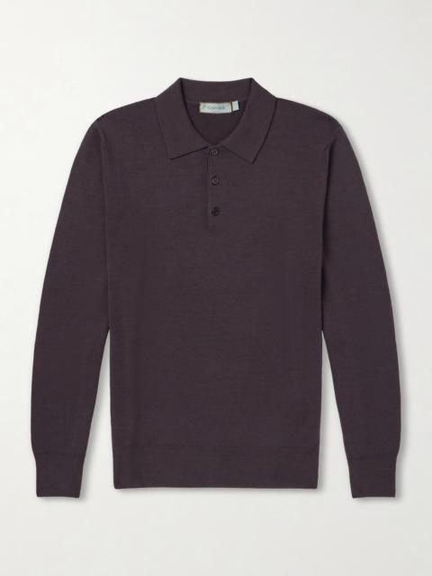 Canali Wool Polo Shirt