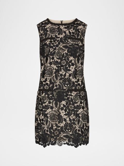 MILLY 3D Garden Lace Mini Dress
