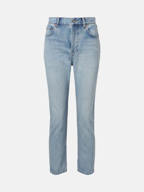 SAINT LAURENT '90s cropped slim jeans