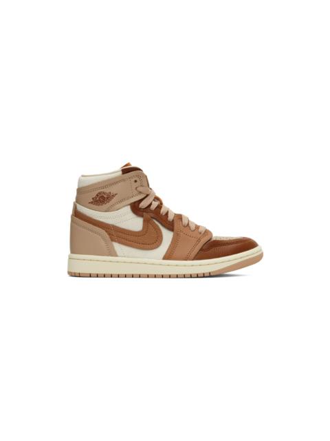 Jordan Beige & Brown Air Jordan 1 High MM Sneakers