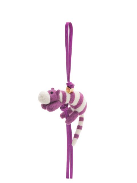 Loewe Tiger charm in felt