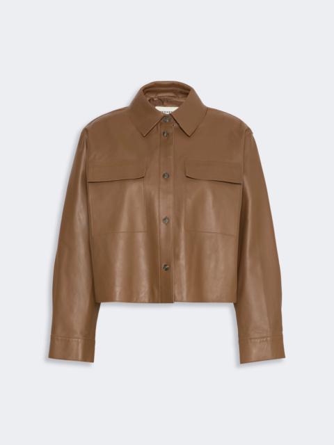 WEEKEND Max Mara PIOVRA Nappa leather jacket - BROWN