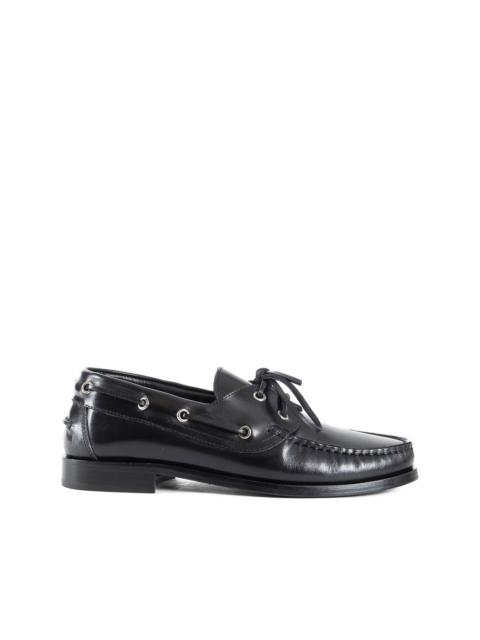 Aeyde eyelet Lace-up loafers