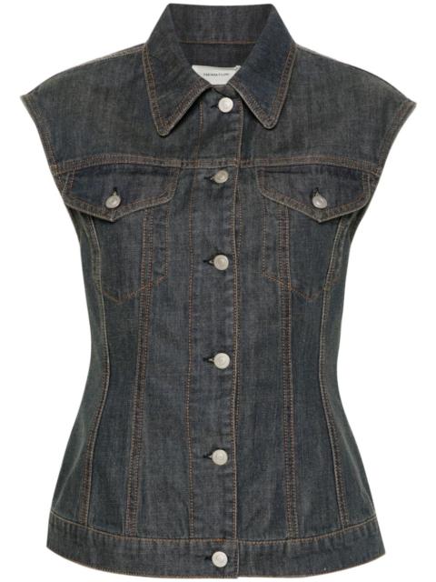 FABIANA FILIPPI button-up denim gilet