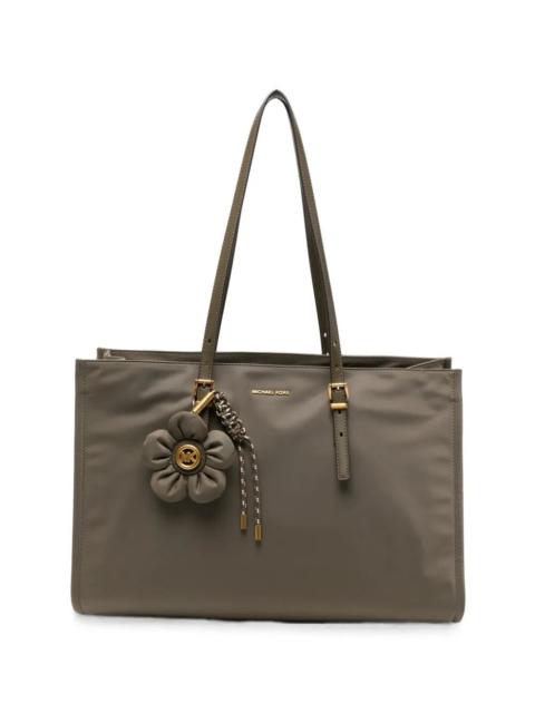 MICHAEL KORS Handbag With Flower Charm "Lg Bw Mf Tz Tote Bag"