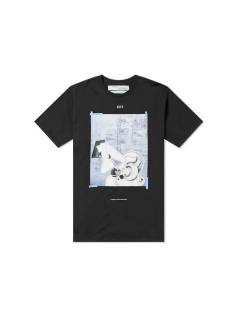 Off-White OFF-WHITE Dondi White Square T-Shirt Black/Multicolor