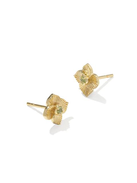 KENDRA SCOTT Dira Sunray 18k Gold Vermeil Stud Earrings