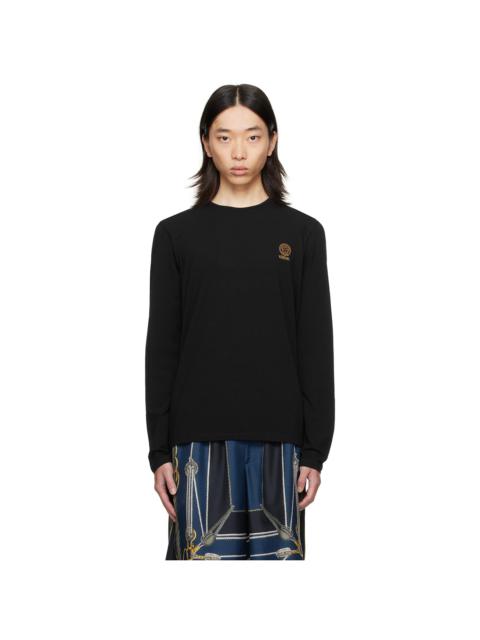 VERSACE Black Medusa Long Sleeve T-Shirt