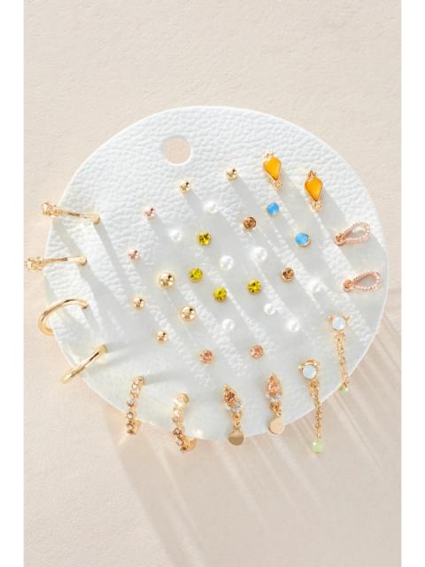 FREE PEOPLE Teeny Tiny Mega Stud Earring Set