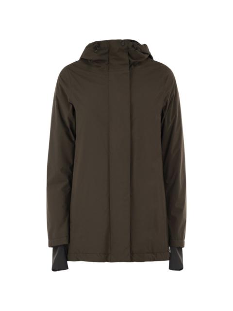 Herno A-Shape 2Layers hooded jacket