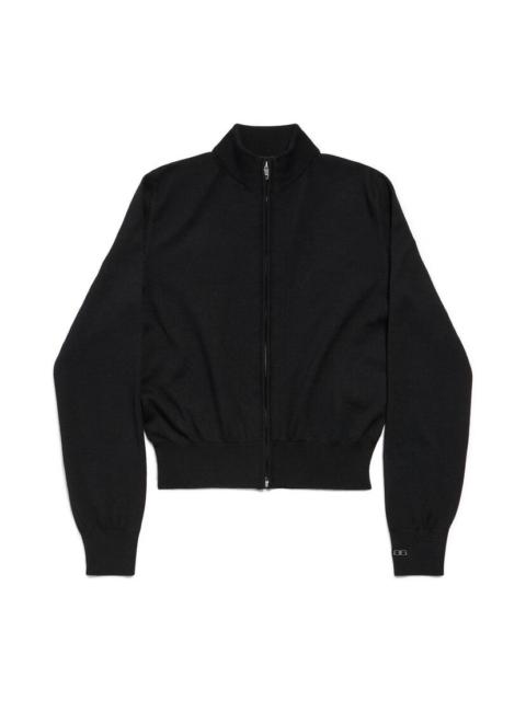 BALENCIAGA Women's Zip-up Sweater in Black