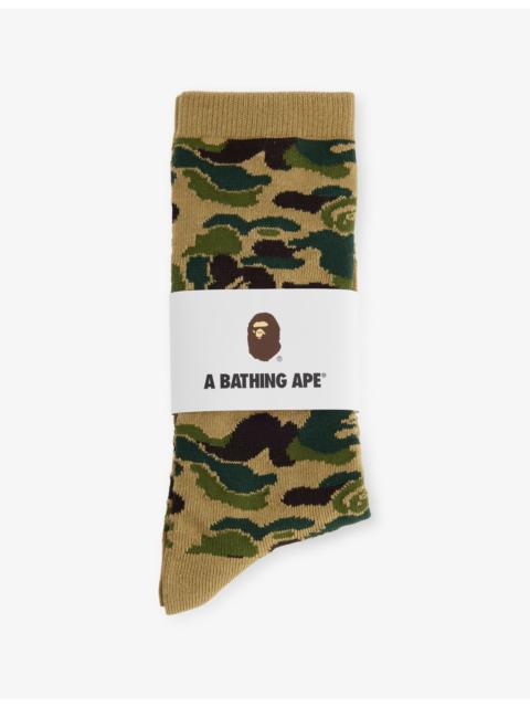 A BATHING APE® Camo Crew Knit Socks