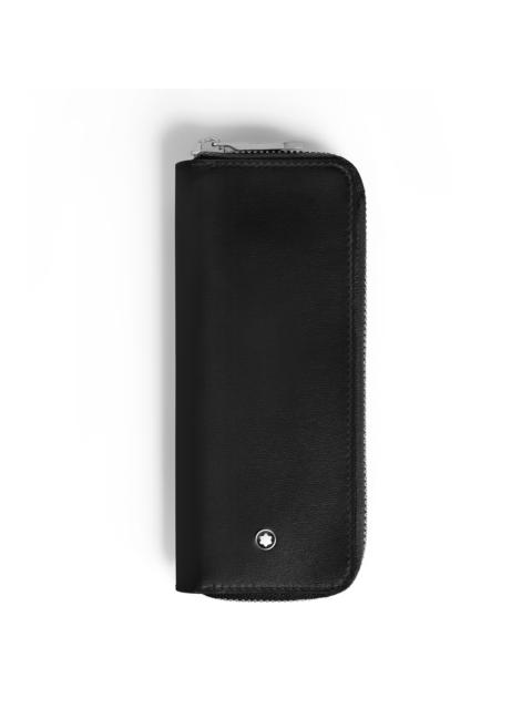 Montblanc 2-PEN POUCH WITH ZIP IN MEISTERSTÜCK LEATHER