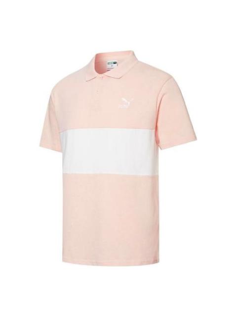 PUMA PUMA Classics Patchwork Tee 'Pink' 532699-27