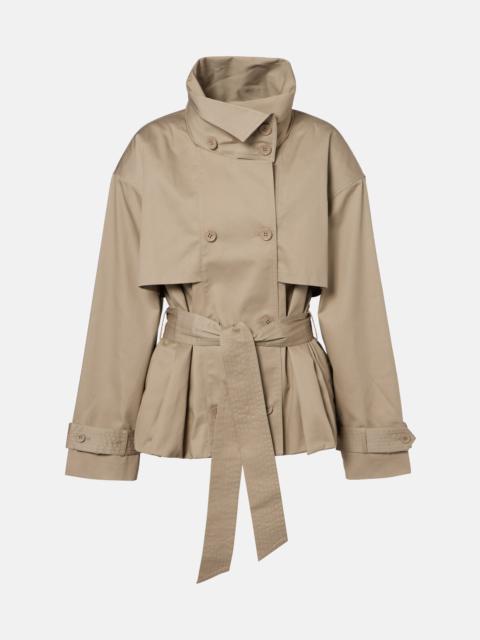 ROTATE Belted double-breasted trench coat