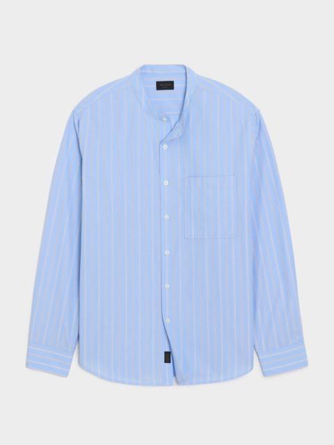 TODD SNYDER Poplin Band Collar Shirt
