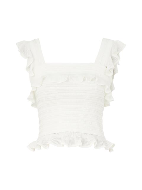 Zimmermann VALIANT LACE FRILL CAMISOLE