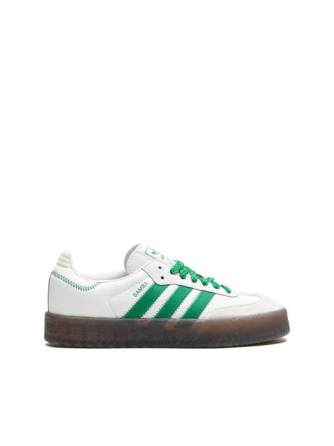 adidas Sambae "Cloud White/Green" sneakers