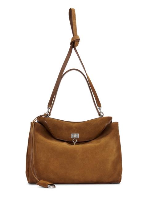 BALENCIAGA Rodeo Medium Suede Top Handle Bag