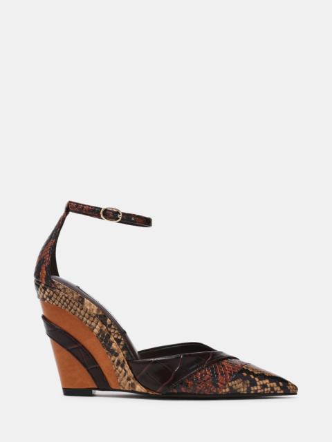 STEVE MADDEN ANDRY BROWN MULTI PATCHWORK