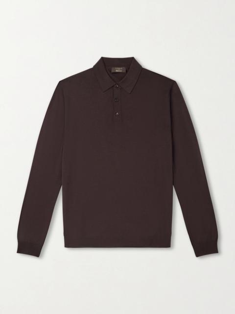SLOWEAR Zanone Slim-Fit Flexwool Polo Shirt