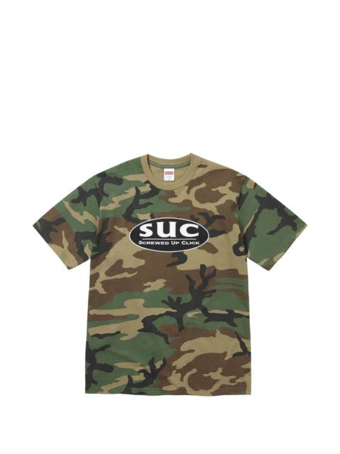 Supreme x DJ Screw SUC camouflage-print T-shirt