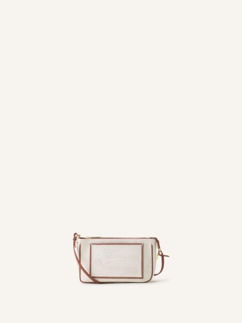 Lanvin COMPAGNON SMALL ZIPPED SHOLDER BAG IN CANVAS