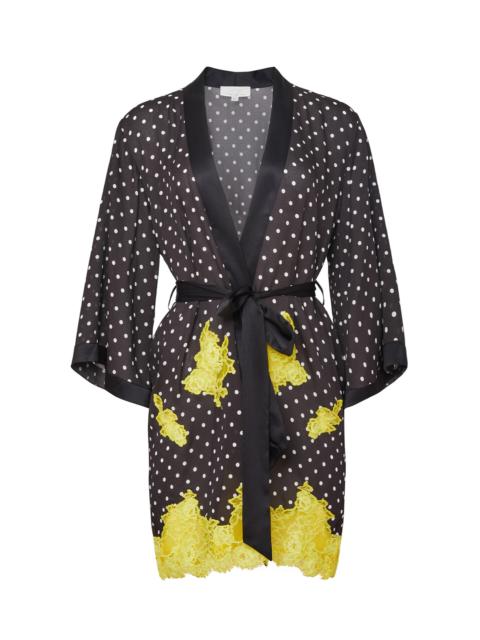 Fleur du Mal Lace Applique Robe