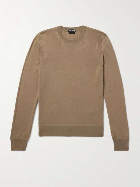 Cashmere and Silk-Blend Sweater