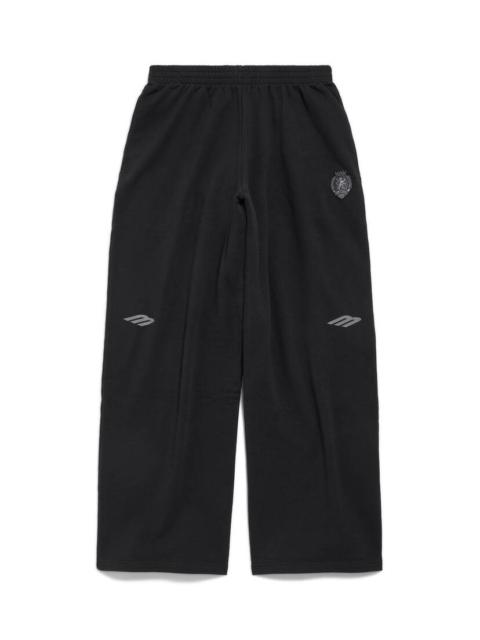 BALENCIAGA Men's 3b Football Baggy Sweatpants in Black/anthracite