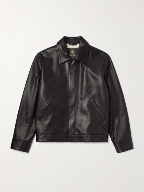 Loro Piana Yabu Full-Grain Leather Jacket