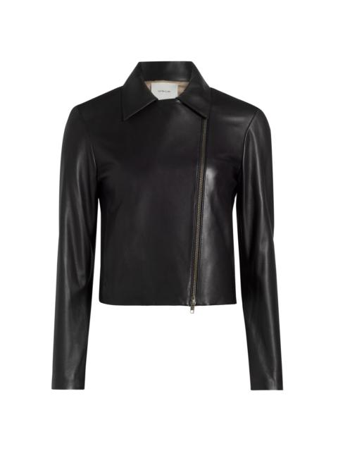 Vince Women's Leather Moto Jacket - Black