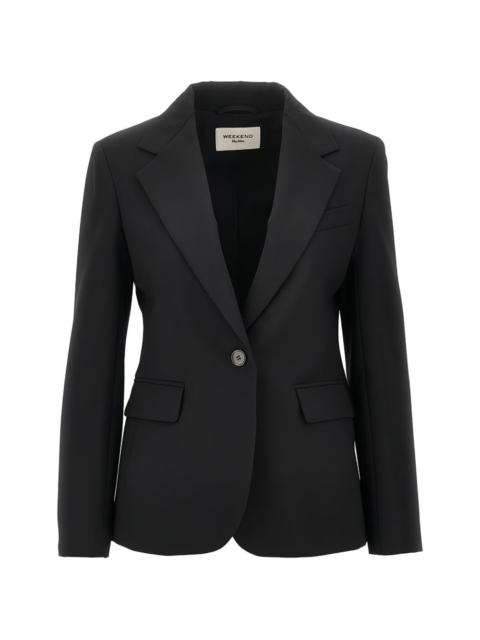 WEEKEND Max Mara single-breasted virgin wool blazer