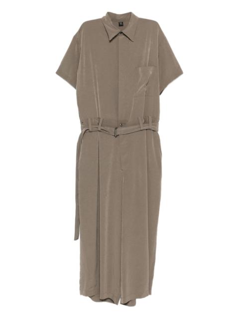 Y's belted pocket jumpsuit