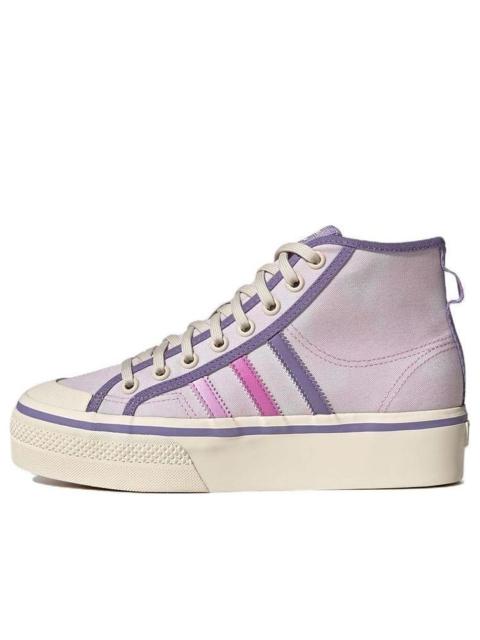 adidas (WMNS) adidas Nizza Platform Mid Shoes 'Almost Pink / Pulse Lilac' GX4608