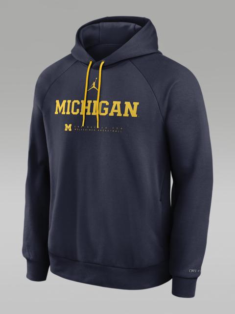 Jordan Michigan Courtside Basketball Practice Men's Jordan Brand Dri-FIT Pullover Hoodie