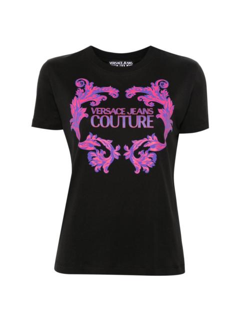 VERSACE JEANS COUTURE Barocco-print T-shirt