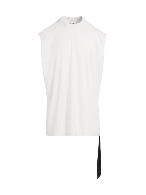 Rick Owens DRKSHDW Men's Tarp Sleeveless Cotton Relaxed-Fit T-Shirt - Milk Wash