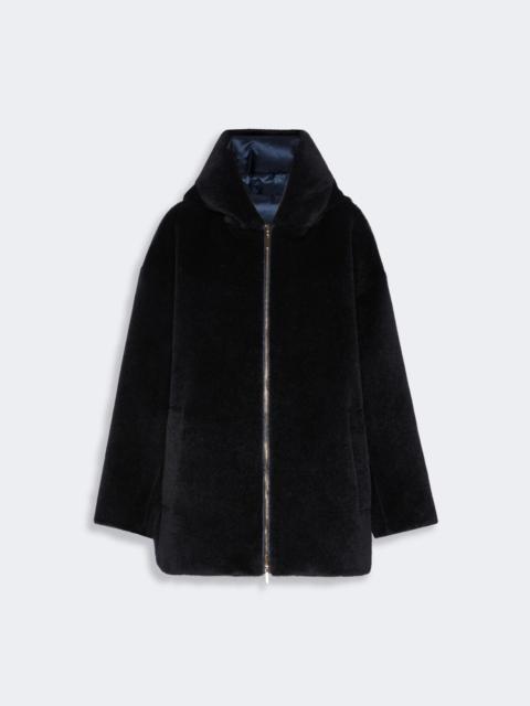 Max Mara OLIVIA Roomy reversible puffer jacket in wool and alpaca - MIDNIGHTBLUE