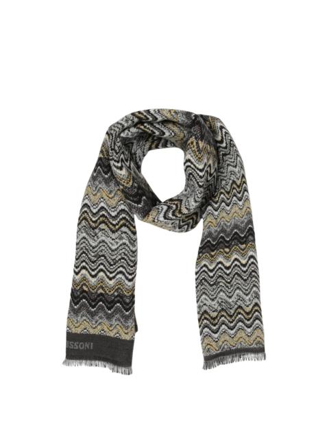 Missoni Missoni Zigzag-pattern wool scarf