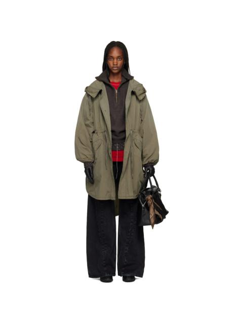 Maison Margiela Khaki Hooded Parka