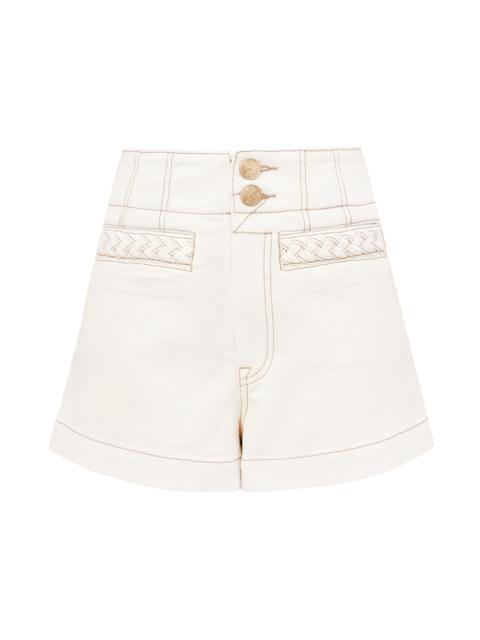 Zimmermann ROSELIGHT DENIM SHORT