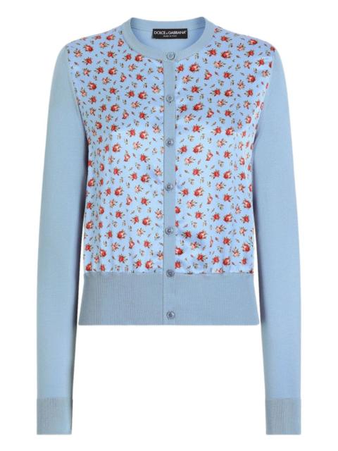 Dolce & Gabbana floral-print cardigan