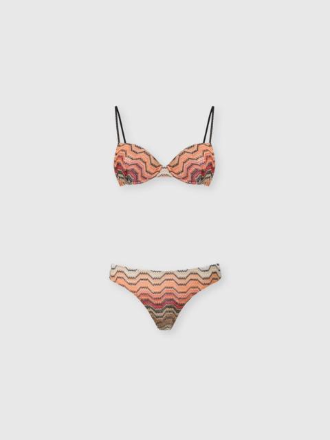 Missoni Bikini a balconcino in viscosa lamé