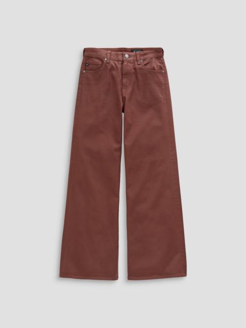 AG Jeans Saige Wide Leg Coated Jean